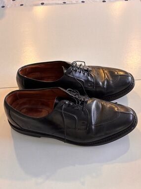 Allen Edmonds Black Leather Derby Dress Shoes